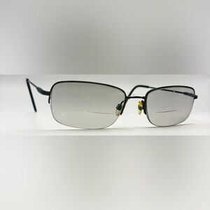 Outpost Flex C Gunmetal Oval Half Rim Metal Sunglasses Frames Only